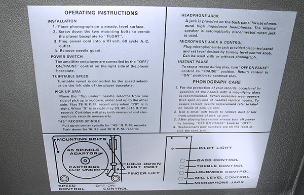 Operating Instructions View